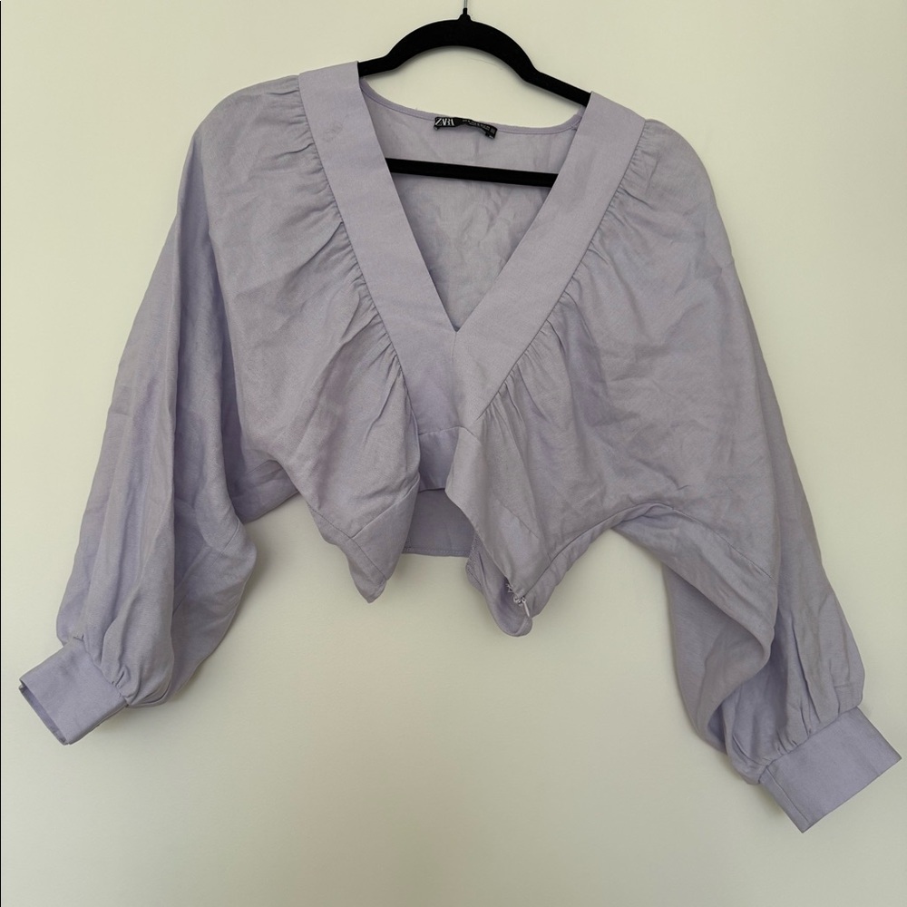 Zara Lavender Top